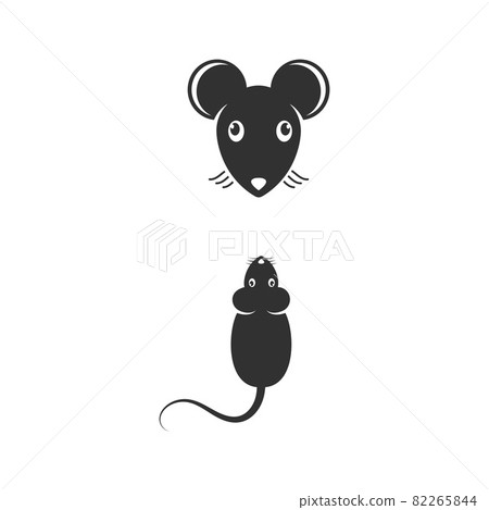 Rat cute Vector icon design illustration Rat cute Vector icon design illustration 82265844
