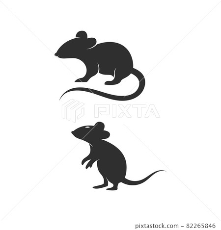 Rat cute Vector icon design illustration 82265846