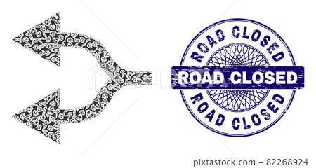 Split Arrows Left Recursion Collage of Split... - Stock Illustration ...