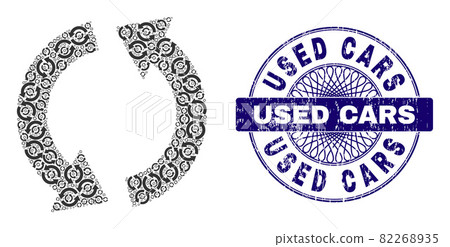 Recycle Recursive Mosaic of Recycle Icons and... - Stock Illustration ...