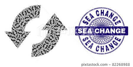 Exchange Arrows Recursion Composition of Exchange Arrows Icons and Grunge Sea Change Round Guilloche Seal Exchange Arrows Recursion Composition of Exchange Arrows Icons and Grunge Sea Change Round Guilloche Seal 82268988