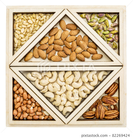 variety of nuts abstract variety of nuts abstract 82269424