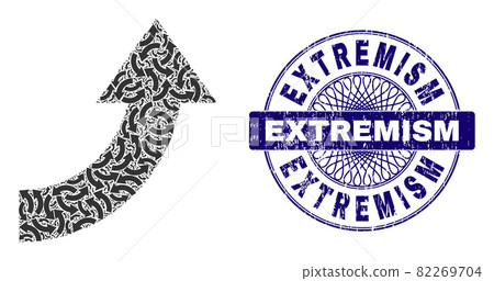 Rotate Up Fractal Composition of Rotate Up... - Stock Illustration ...