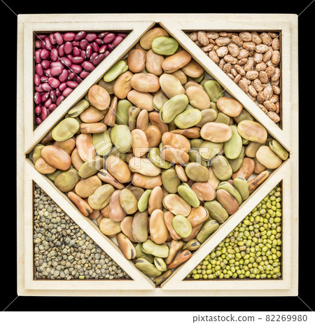 fava bean tangram abstract fava bean tangram abstract 82269980