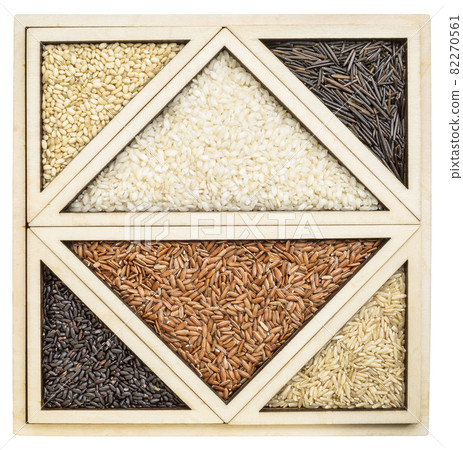 rice abstract in tangram tray rice abstract in tangram tray 82270561