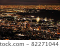 俯瞰六甲山的神戶夜景 82271044