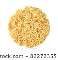 Instant noodles isolated on white background 82272355