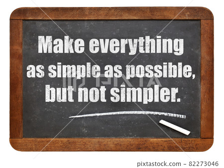 make eveything as simple as possible 82273046