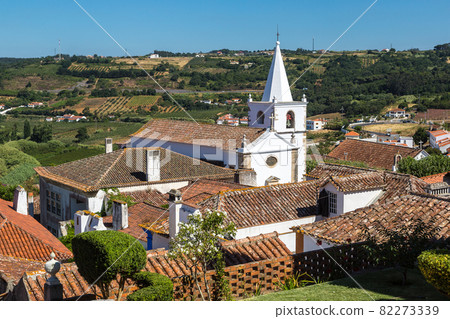 Panoramic view of Obidos 82273339