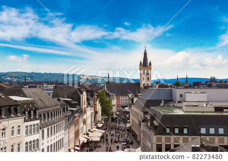 Panoramic aerial view of Trier Panoramic aerial view of Trier 82273480