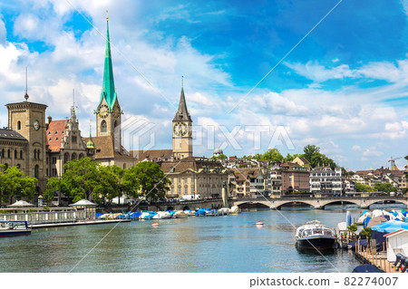 Historical part of Zurich 82274007