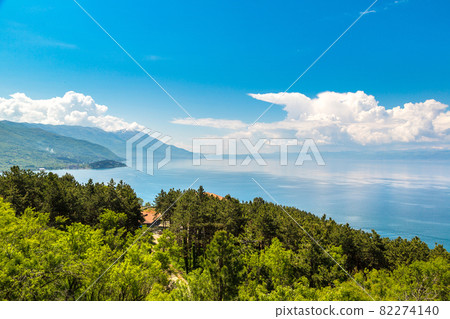 Ohrid city and lake Ohrid, Macedonia Ohrid city and lake Ohrid, Macedonia 82274140