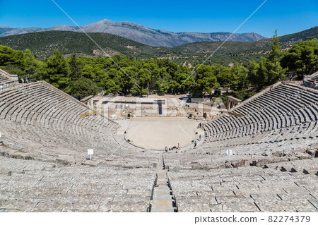 Epidaurus Amphitheater in Greece 82274379