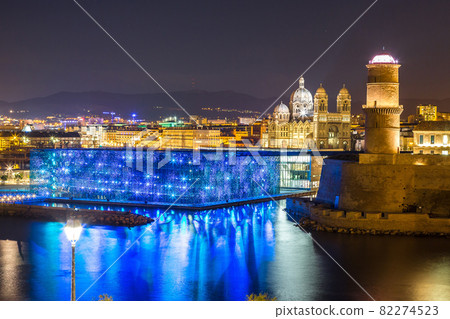 Saint Jean Castle and Cathedral de la Major in Marseille Saint Jean Castle and Cathedral de la Major in Marseille 82274523