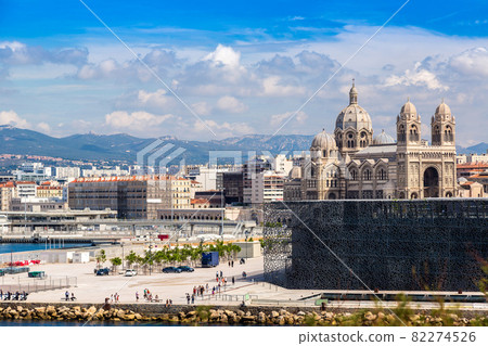 Saint Jean Castle and Cathedral de la Major in Marseille Saint Jean Castle and Cathedral de la Major in Marseille 82274526