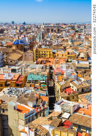 Valencia aerial skyline Valencia aerial skyline 82274548
