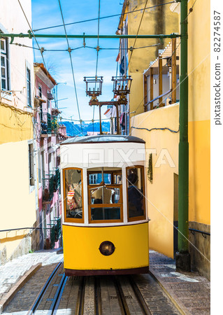 Lisbon's Gloria funicular Lisbon's Gloria funicular 82274587