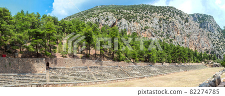 Ancient stadium in Delphi Ancient stadium in Delphi 82274785