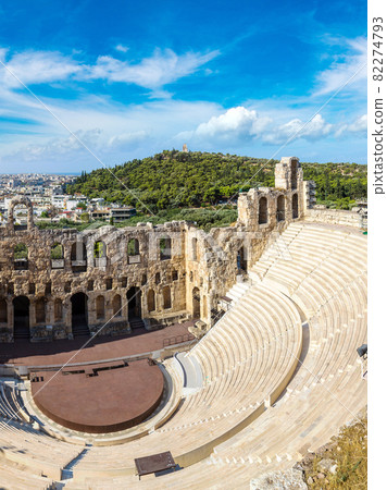 Ancient theater in Greece, Athnes Ancient theater in Greece, Athnes 82274793