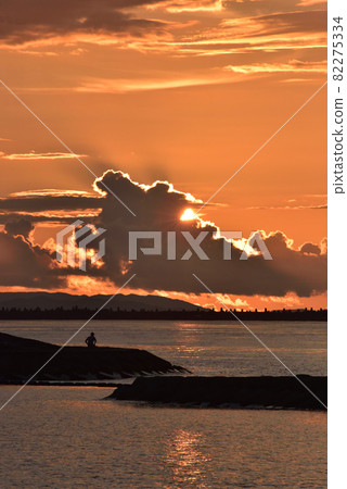 Evening view of Okinawa Naha Umisora Park Evening view of Okinawa Naha Umisora Park 82275334