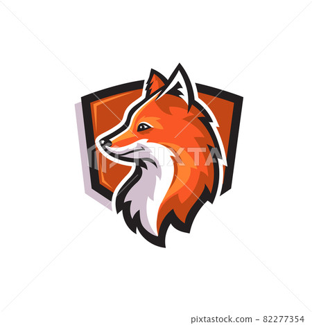 Red fox head muzzle vector illustration Red fox head muzzle vector illustration 82277354