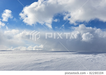 有暴風雪的津輕半島 有暴風雪的津輕半島 82280104