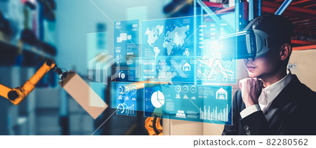 Future virtual reality technology for innovative VR warehouse management 82280562
