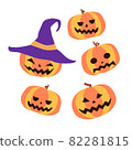 Halloween illustration pumpkin 82281815