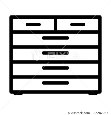 Chest Of Drawers Icon Chest Of Drawers Icon 82282063