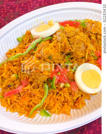 Indian food, chicken biryani Indian food, chicken biryani 82283410