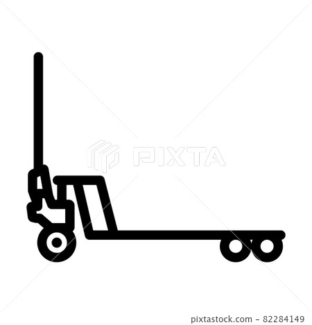 Hydraulic Trolley Jack Icon Hydraulic Trolley Jack Icon 82284149