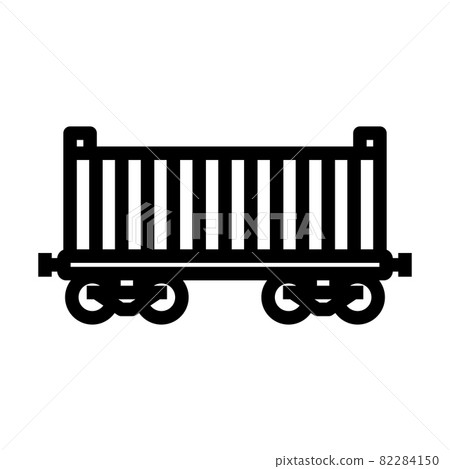 Railway Cargo Container Icon Railway Cargo Container Icon 82284150