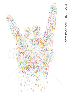 Musical Rock Gesture Musical Rock Gesture 82285531