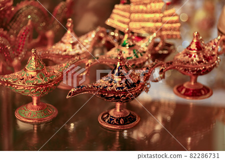 Close up of beautiful souvenirs for sale in the famous Chatuchak Weekend Market in Bangkok, Thailand Close up of beautiful souvenirs for sale in the famous Chatuchak Weekend Market in Bangkok, Thailand 82286731