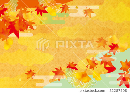 秋葉背景材料 82287308