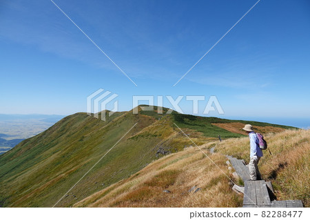 Mountain trail of Chokai 82288477