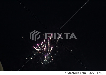 fireworks salute white on a black dark background the beginning of the flash fireworks salute white on a black dark background the beginning of the flash 82291740