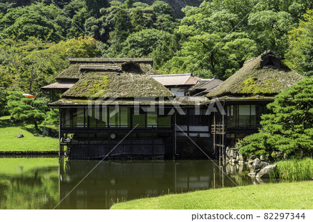 彥根城源泉園 源泉園 梨形閣 滋賀縣彥根市 82297344