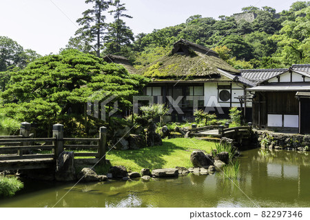 彥根城源泉園 源泉園 梨形閣 滋賀縣彥根市 82297346