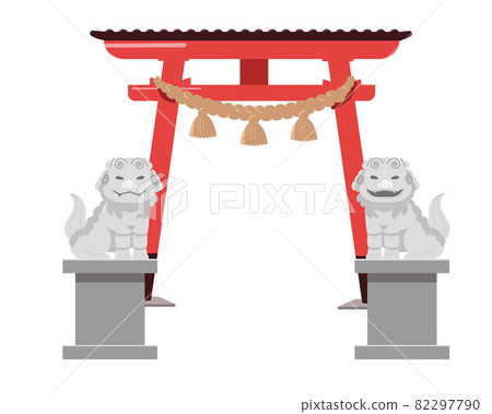 Shrine guardian dog 82297790