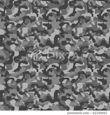 Pattern digital camo monochrome pattern square - Stock Illustration ...