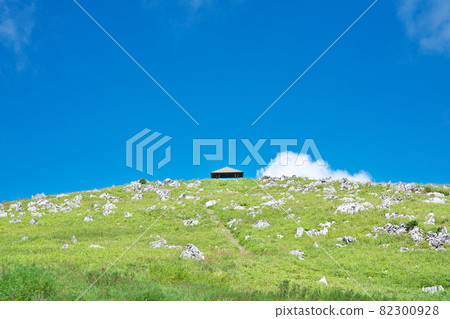 【四國喀斯特（天狗高原展望台）】高知縣高岡郡津野町吉野子 82300928