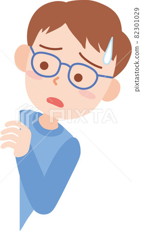 A man looking into anxiety 82301029