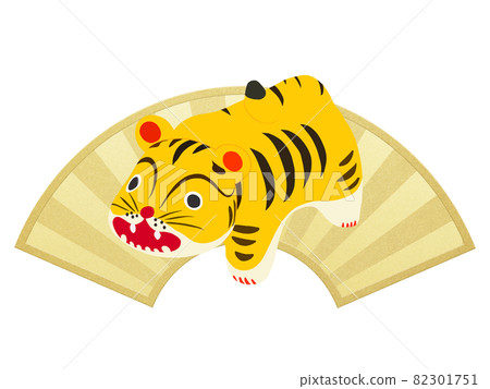 可愛的老虎新年素材 ――透明背景――剪下來 82301751