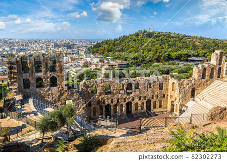 Ancient theater in Greece, Athnes 82302273
