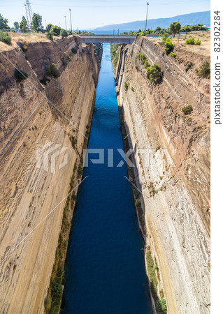 Corinth channel in Greece Corinth channel in Greece 82302284