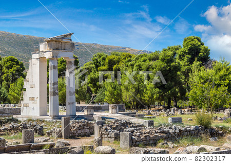 Ruins in Epidavros, Greece 82302317
