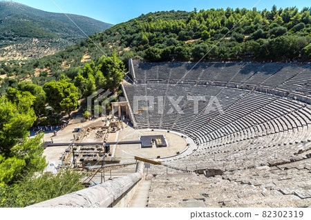 Epidaurus Amphitheater in Greece 82302319