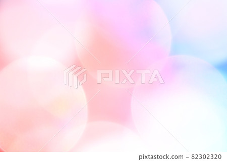 Pastel color abstract background Pink / blue ball bokeh / round bokeh 82302320