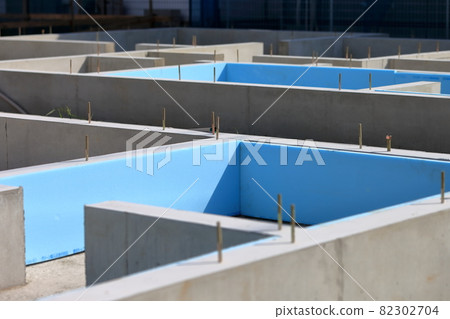 Image of basic construction of new house Image of basic construction of new house 82302704